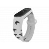 Náhradní náramek Mi band 3/4/5/6 Ptáci bílý