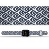 Apple watch řemínek Rybí šupiny modrý