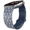 Apple watch řemínek Rybí šupiny modrý