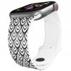 Apple watch řemínek Rybí šupiny bílý