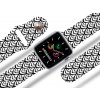 Apple watch řemínek Rybí šupiny bílý
