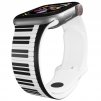 Apple watch řemínek Klávesy bílý