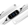 Náhradní náramek Mi band 3/4/5/6 Koňské rodeo bílý