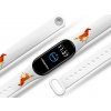 Náhradní náramek Mi band 3/4/5/6 Ohnivý kůň bílý
