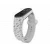 Náhradní náramek Mi band 3/4/5/6 Hudební noty bílý