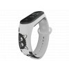 Náhradní náramek Mi band 3/4/5/6 Mourek bílý