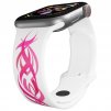 Apple watch řemínek Pink tattoo bílý