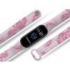 Náhradní náramek Mi band 3/4/5/6 Růžový mramor bílý