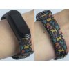 Náhradní náramek Mi band 3/4/5/6 Kočičky černý