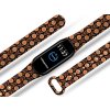 Náhradní náramek Mi band 3/4/5/6 Slunečnice černý