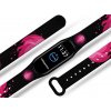 Náhradní náramek Mi band 3/4/5/6 Oheň černý