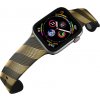 Apple watch řemínek Zlatá mříž černý