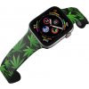 Apple watch řemínek Marihuana černý