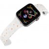 Apple watch řemínek Tlapičky se srdíčky bílý