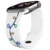 Apple watch řemínek Vánoční světýlka bílý