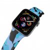 Apple watch řemínek Maskáč modrý černý