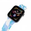 Apple watch řemínek Maskáč modrý bílý