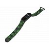Náhradní náramek Mi band 3/4/5/6 Marihuana černá