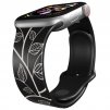Apple watch řemínek Lístečky černý