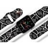 Apple watch řemínek Lístečky černý
