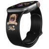 Apple watch řemínek Mopsík černý