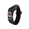 Náhradní náramek Mi band 3/4/5/6 Mops černý