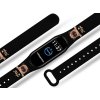 Náhradní náramek Mi band 3/4/5/6 Mops černý