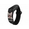 Náhradní náramek Mi band 3/4/5/6/7 BuldočekNáhradní náramek Mi band 3/4/5/6 Buldoček černý