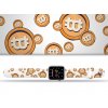 Apple watch řemínek BitcoinApple watch řemínek Bitcoin bílý