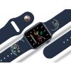 Apple watch řemínek Těžba bitcoinu modrý