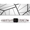 Apple watch řemínek Mnohoúhelníky bílý