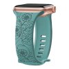 Řemínek gravírované květiny pro Apple Watch 38/40/41/42(S10)mm