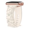 Řemínek gravírované květiny pro Apple Watch 38/40/41/42(S10)mm