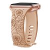 Řemínek gravírované květiny pro Apple Watch 38/40/41/42(S10)mm