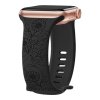 Řemínek gravírované květiny pro Apple Watch 42/44/45/46/49mm
