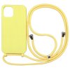 Silikonový kryt se šňůrkou pro iPhone 15