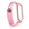 Silikonový průhledný řemínek měnící barvu Mi Band 8/9