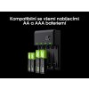 GRADGC01 - Green Cell GC VitalCharger Ni-MH AA and AAA nabíječka baterií s micro-USB a USB-C portem