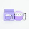 Jednobarevný obal s karabinou pro AirPods 4