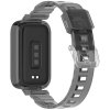 Transparentní silikonový řemínek pro Mi Band 9 Active černý 2
