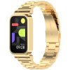 Kovový řemínek pro Mi band 9 Active zlatý