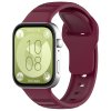 Vroubkovaný řemínek pro Huawei Fit 3 vínový