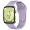 Vroubkovaný řemínek pro Huawei Fit 3 lila