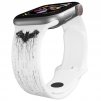 Apple watch řemínek Batman - Černo-bílý znak bílý