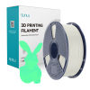 Filament Sunlu PETG Luminiscenční 1,75 mm 1 kg, Bílo-zelená