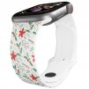 Apple watch řemínek Vánoční hvězda bílý