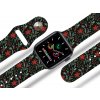 Apple watch řemínek Vánoční hvězda černý