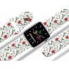 Apple watch řemínek Vánoční hvězda bílý