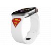 Apple watch řemínek Superman - Logo bílý
