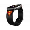 Apple watch řemínek Superman - Logo černý